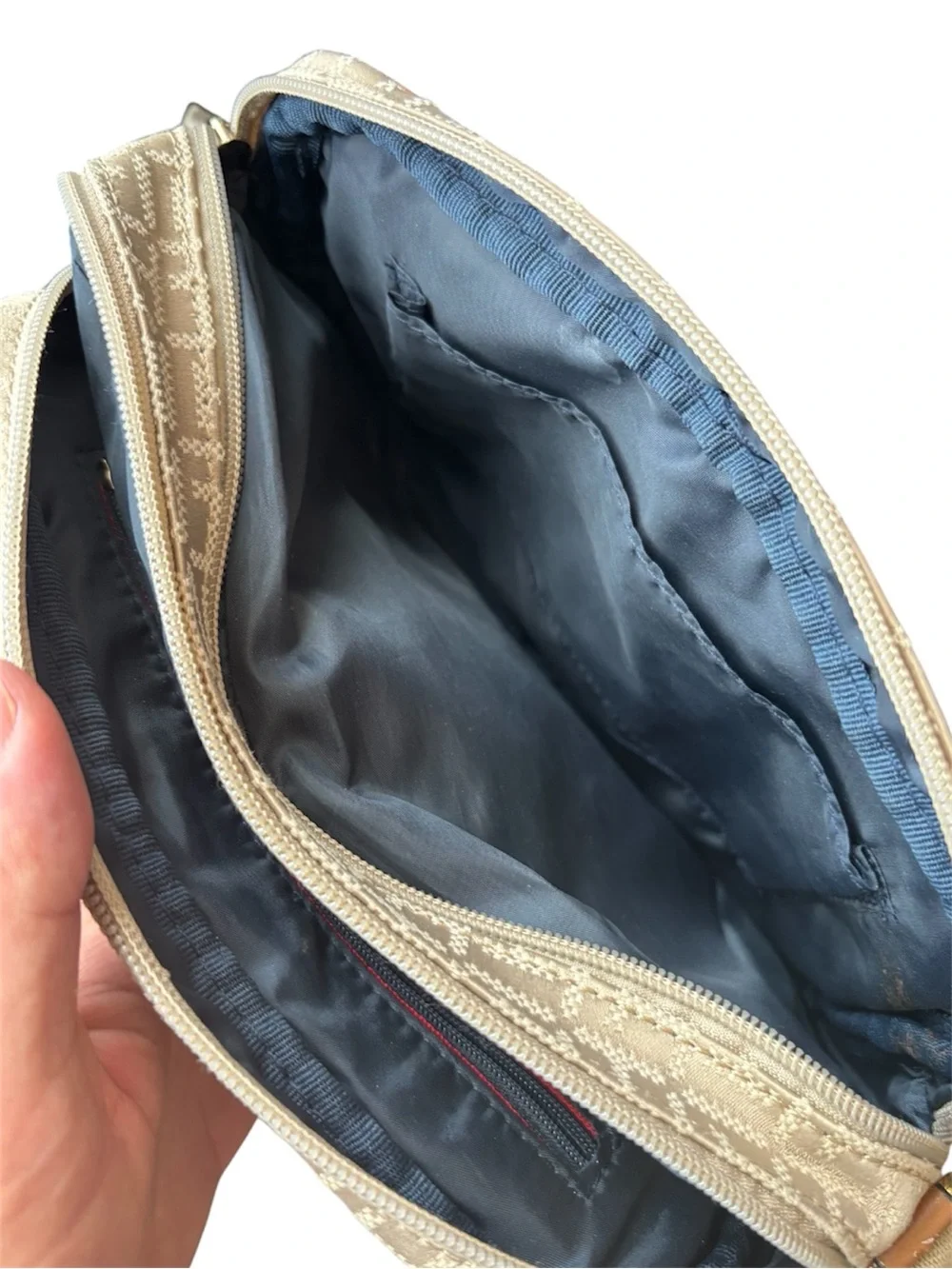 Tommy Hilfiger Cynthia Monogram Camera Crossbody Bag